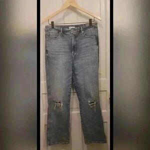 Good American Distressed Jeans Size 10